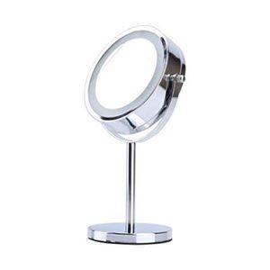 Small mirror with lights